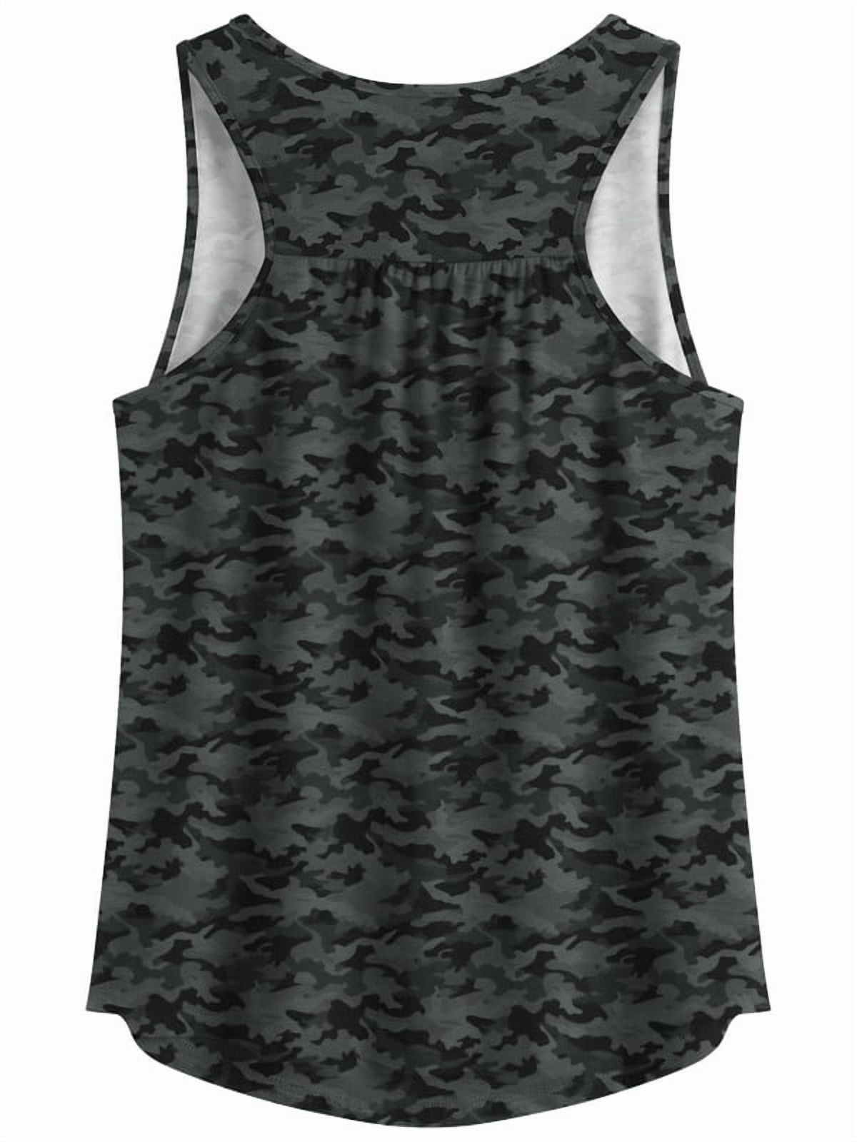 Weardear Workout Tops for Women Racerback Yoga Tank Tops Loose Sleeveless Running Gym Shirts with Wide Strap