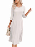 3/4 Sleeve Dress for Women